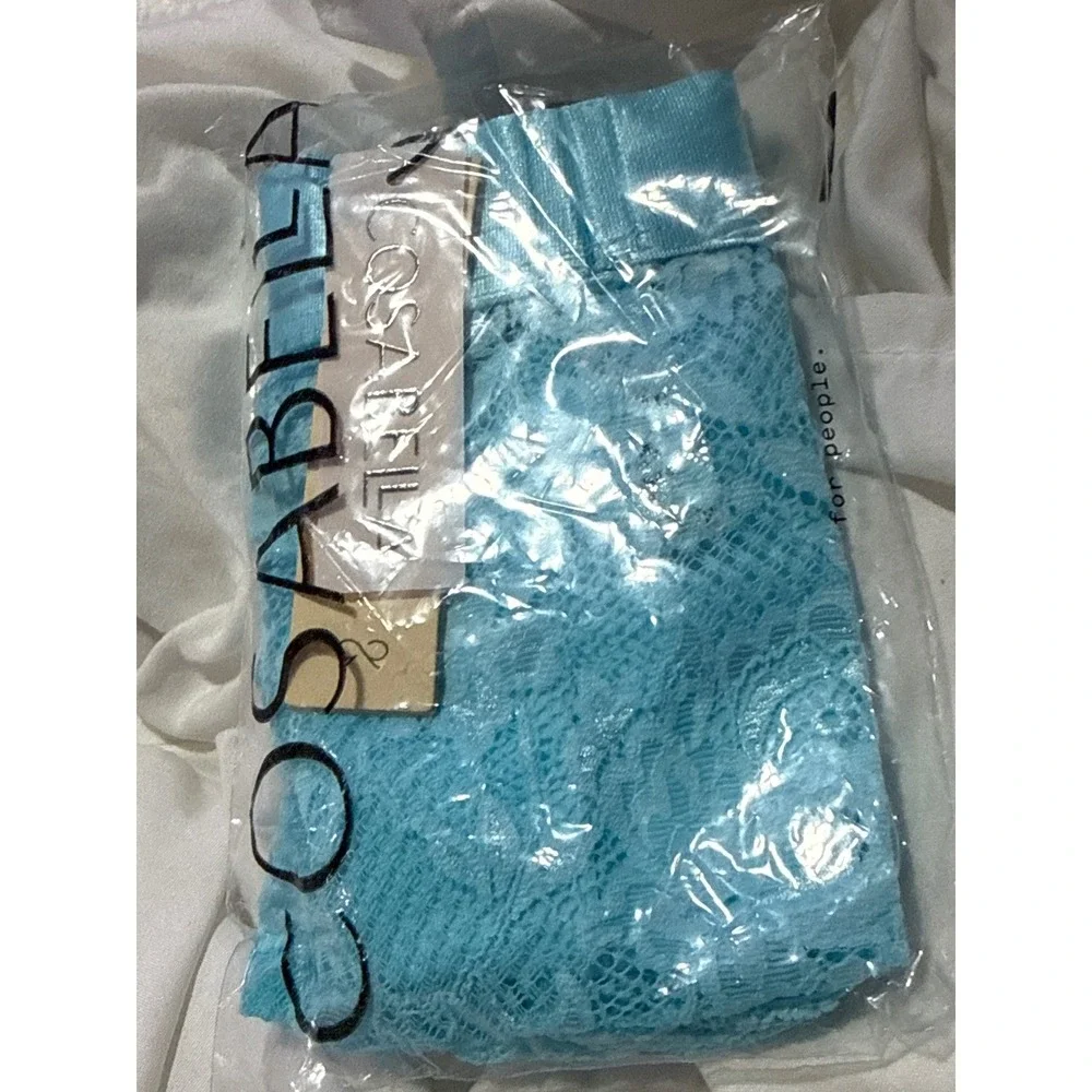 Cosabella Men's Luxury Lace Sports Brief Maldives Blue M New With Tags
